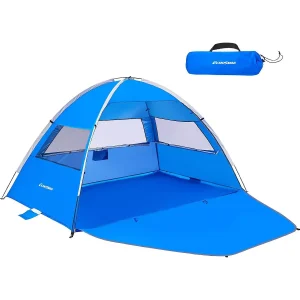 EchoSmile 3 Person Pop Up Beach Tent